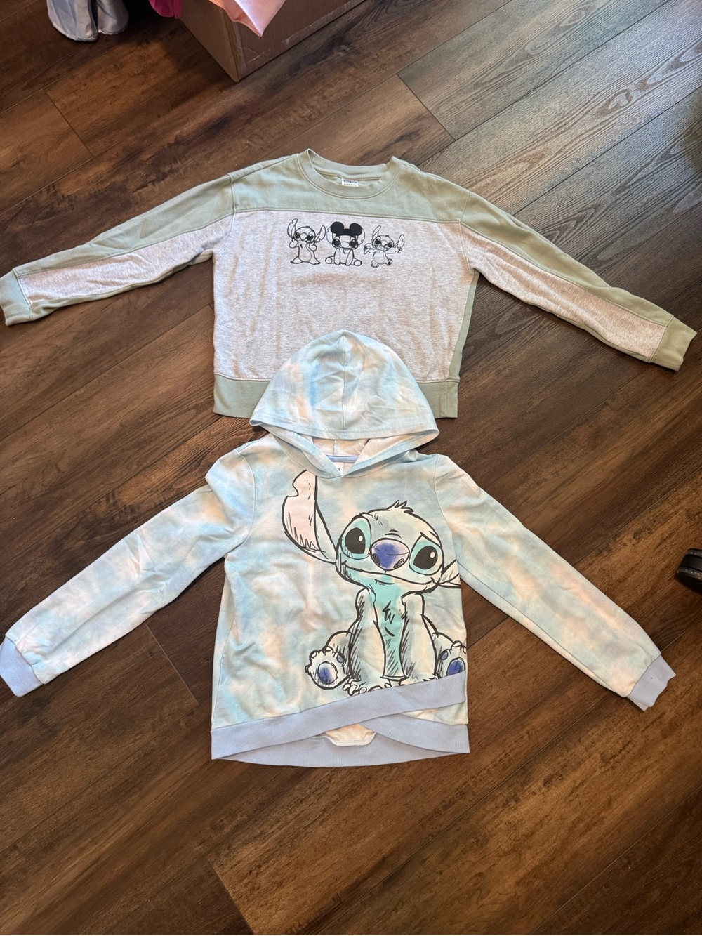 Disney Stitch girls sweatshirt bundle size 10/12